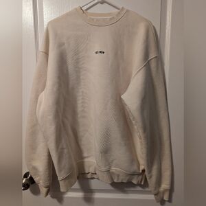 Kill Crew Tan Sweatshirt Small Baggy Oversized Heavyweight Sweater